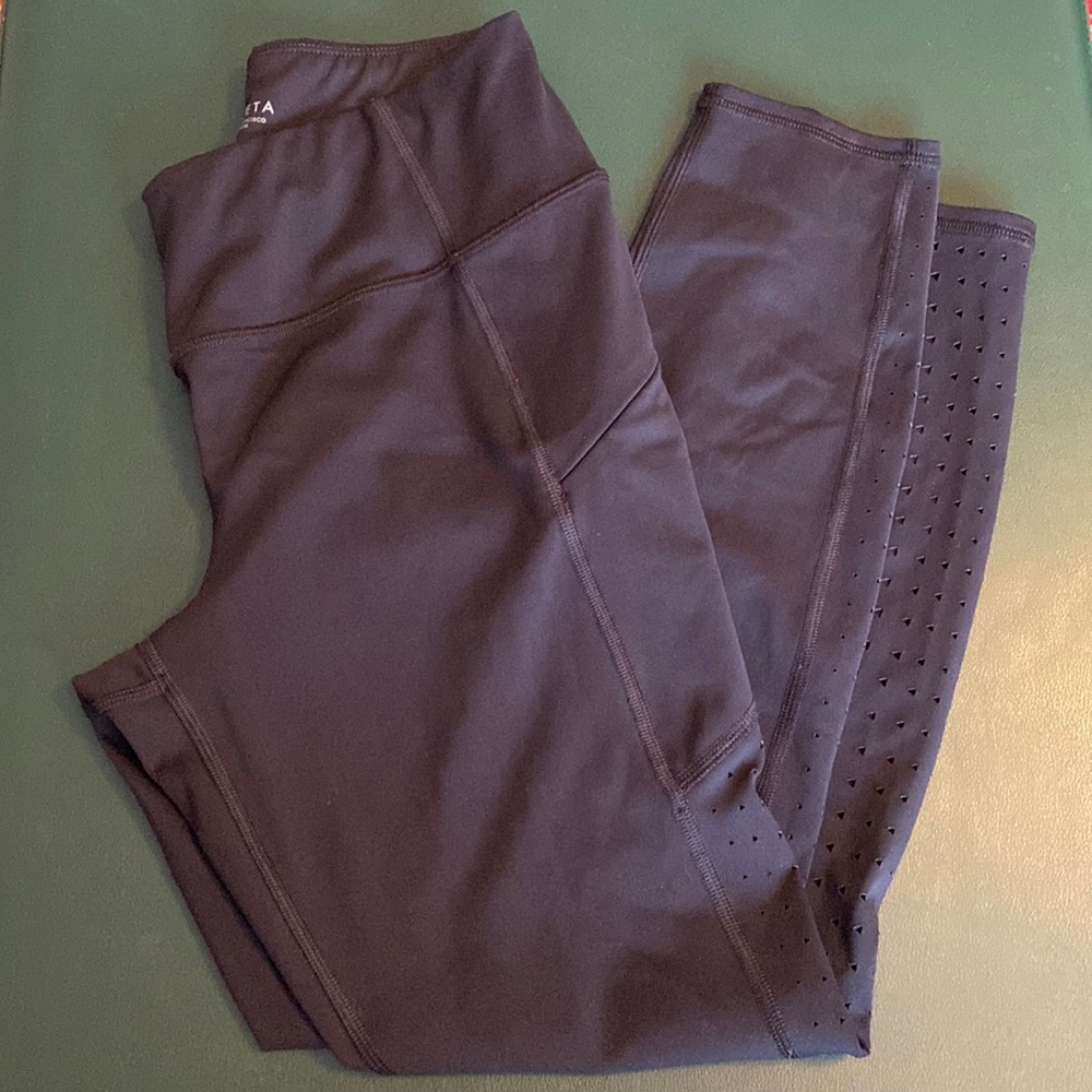 Athleta laser cut leggings